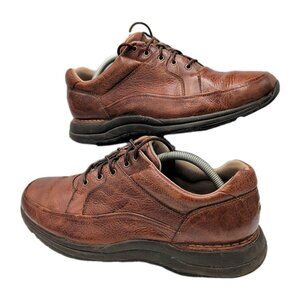 Mens Rockport Edge Hill Lace to Toe Walking Shoes Brown K71020 VIBRAM Casual 10